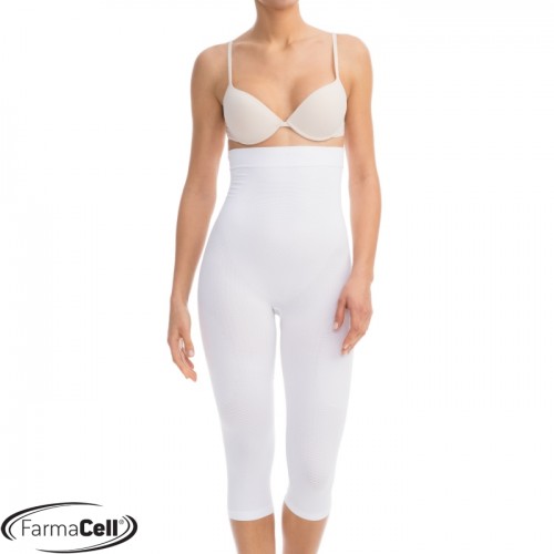 MASSAGE & SHAPE Fitness pantalonice ispod kolena sa dubokim strukom - Art.323
